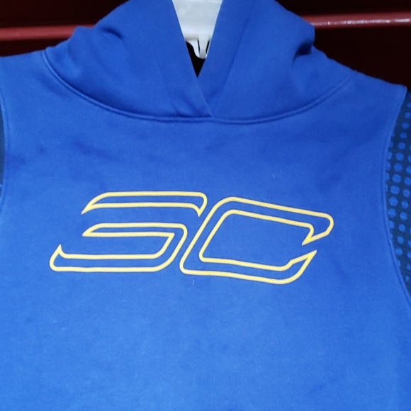 UNDER ARMOUR BLUE HOODIE SIZE G - Picture 2 of 8